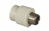 Переходник Ø20х3/4" с мет. резьбой наружной  FV-Plast 